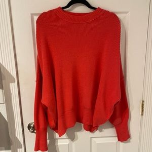 Free People Pink Easy Street Tunic Sweater Size XS